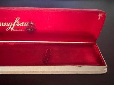 JUNGFRAU Boîtier Boîte Montre Poignet Grand Prix Rouge Vintage 