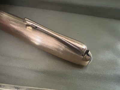 🔴 AURORA penna stilografica 88 pistone pennino ORO scrive 351965 vintage 1950
