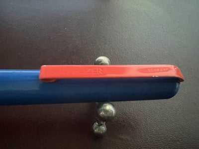 Kreuzer Pen Fountain Pen Blue Orange Cartridge A Germany Vintage '70