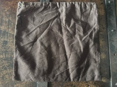 🔴 GUCCI sacca borsa antipolvere cotone L 25,5 H 24 cm chiudibile con lacci