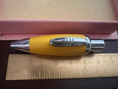 Niji Penne Sphère Compact Saumon Jaune Rose Mini Avec Trousse NOS