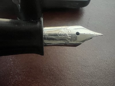 Scledense Stylo-Plume Stylo à Plume Celluloid Grande A Levier Vintage Prototyp