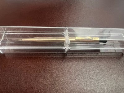 Lápiz Mecánico 2 Chapado En Oro Hexagonal Guilloché Espejado Vintage