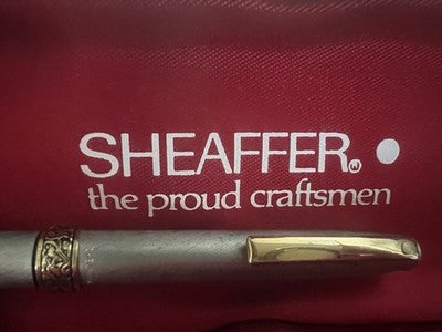 Sheaffer Crayon Mécanique Chrome Bord mit Dekor Gravé Vintage '60 