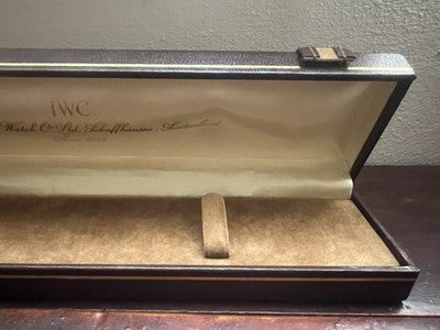 🔴 IWC box scatola orologio polso oro manuale automatico rara 1975 vintage