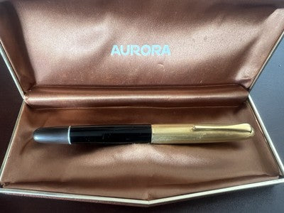 Aurora Füllfederhalter 88, 14 Karat Gold, Kolbenmarkierung, Vintage 896608 