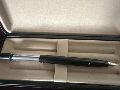 SHEAFFER'S Pen Fountain Pen Gold Snorkel Fill Black Marking Vintage