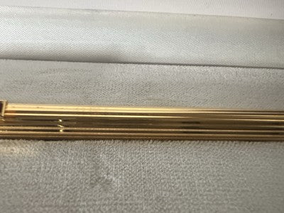 🔴 CARTIER penna sfera Trilogy Vendome placcata oro clip lacca rossa