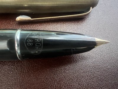 Aurora Pen Fountain Pen 88 Piston Pen Gold Marking Vintage 1548551