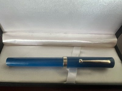 Sheaffer Stylo-Plume Stylo à Plume Bleu M No Nonsense Écrit Vintage