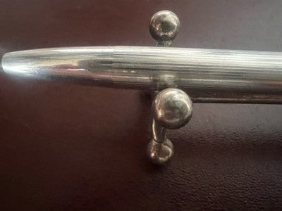 🔴 RAFAEL D'ANDRE penna sfera ARGENTO 925 MASSICCIO scrive con astuccio