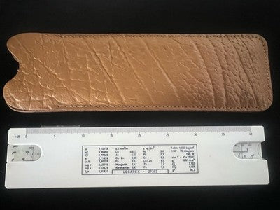 🔴 LOGAREX 27302 Darmstadt Slide Rule with Vintage Case 