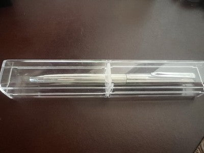 Aurora Stylo-Plume Sphère Mille Rayures Chrome Écrit Vintage Années 1960 A