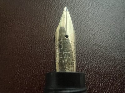 🔴 WATERMAN'S penna stilografica retrattile mosaico ONICE funziona vintage A