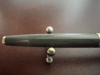 Parker Stylo-Plume Stylo à Plume 61 Gris Or Flèche Doré Gravé Vintage