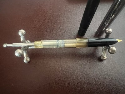 Flaminia Pen Fountain Pen A Piston Pen Areodinamico F Marking Vintage