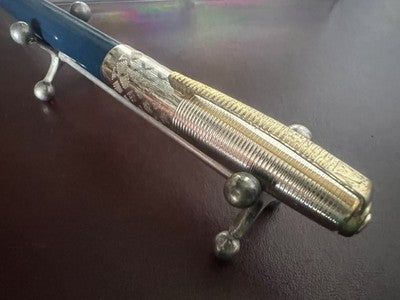 LUS Pluma Estilográfica De Acero Inoxidable Con Plumín De Iridio M Vintage