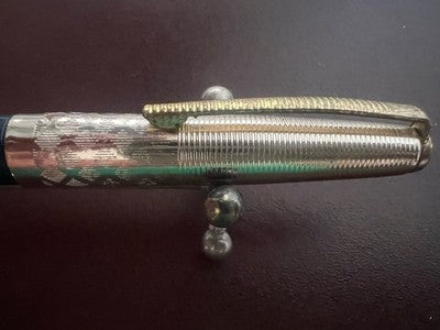 LUS Pluma Estilográfica De Acero Inoxidable Con Plumín De Iridio M Vintage
