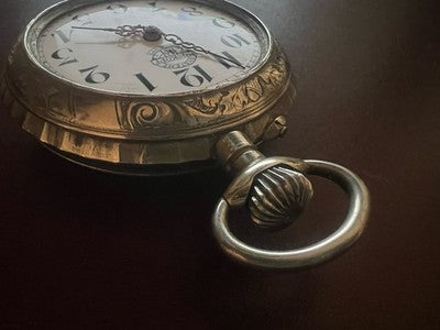 Roskopf Montre Poche Surdimensionné 6 CM Cadran Céramique Rechange Vintage