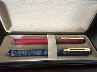 🔴 WATERMAN penne stilografiche Paris a cartuccia scrivono vintage 2 PENNE