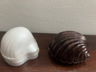 Trousse Anneaux Boîtes Coquille Celluloid Effet Tortue Vintage 1950