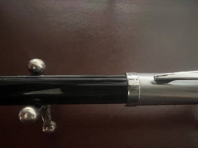 🔴 SHEAFFER penna sfera lacca cappuccio metallo satinato scrive