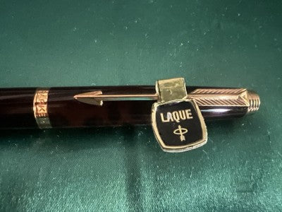 🔴 PARKER penna stilografica 75 lacca Thuja pennino ORO F garanzia nuova