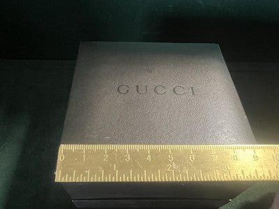 🔴 GUCCI box scatola orologio bracciale astuccio cofanetto custodia con cuscino
