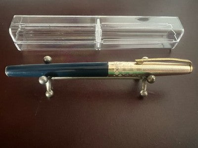 🔴 LUS penna stilografica acciaio inossidabile penninoIridium M scrive vintage