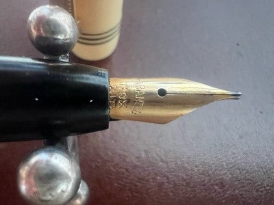 Napoleon Füllfederhalter- und Bleistiftset aus Zelluloid und Elfenbein, Vintage 