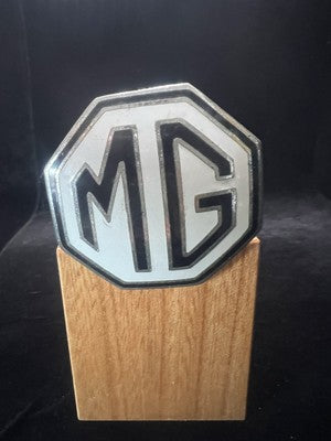 🔴 MG badge auto Morris Garages radiatore calandra emblema mascot vintage 80