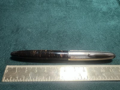 ANCHOR Fountain Pen Celluloid Push Original NIB GOLD Vintage