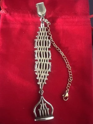 🔴 CATENA orologio tasca vittoriana con sigillo HARRY pinchbeck antica '800