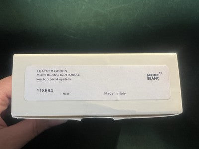 🔴 MONTBLANC scatola portafoglio completa con garanzia e contro scatola 118694