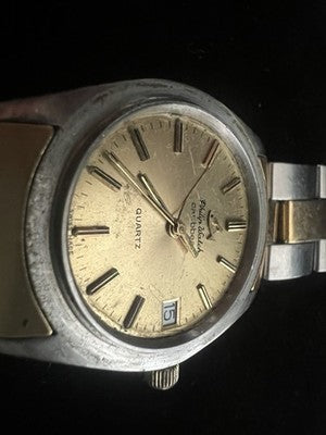Philip Watch Caribbean Quartz Swiss Movement Watch For Vintage Spare Parts
