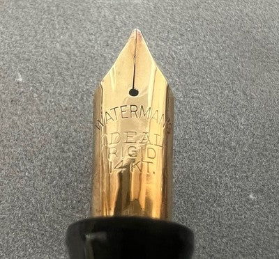🔴 WATERMAN'S penna stilografica 94 celluloide leva pennino ORO scrive vintage