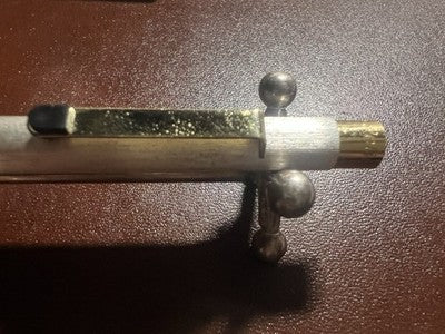 🔴 PELIKAN penna sfera Stratos cromata satinata pulsante a scatto vintage