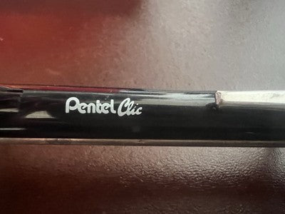 🔴 PENTEL matite Clic PD349 & PD345 meccaniche vintage 0,5 mm vintage 2 PEZZI