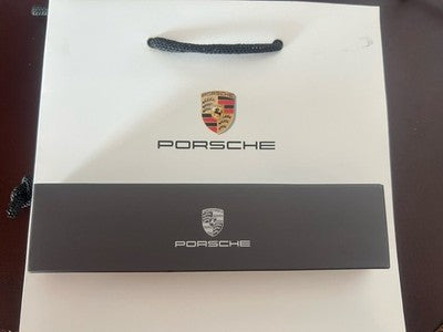 🔴 PORSCHE DESIGN penna sfera 911 fibra di carbonio intrecciata astuccio NOS