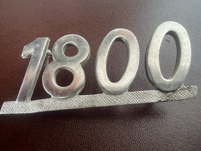 🔴 ALFETTA 1.8 stemma auto emblema scritta logo targhetta metallo ORIGINALE