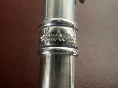 🔴 AURORA penna stilografica Magellano cromata profili lucidi M con garanzia N