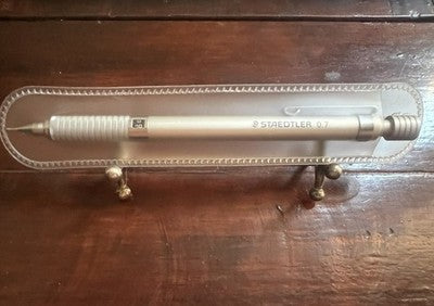 🔴 STAEDTLER matita meccanica 925 25-07 con gomma e mina 0.7 nuova NOS