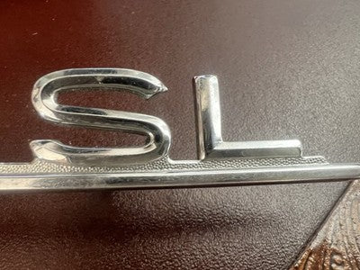 Mercedes ‑ Benz Badge Car Chrome-Plated 230SL Steel Pins W111 Original Vintage