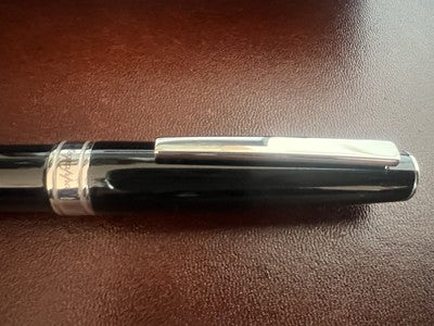 🔴 MONTEGRAPPA penna sfera Fortuna nera con garanzia ed astuccio nuova