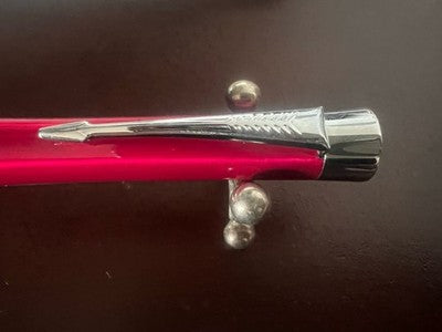 🔴 PARKER penna sfera Urban rossa cromata scrive con astuccio