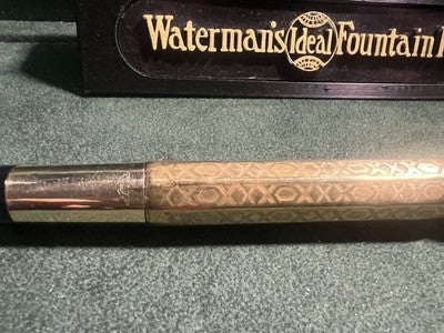 🔴 WATERMAN'S penna stilografica retrattile pennino ORO 14 k funziona vintage C