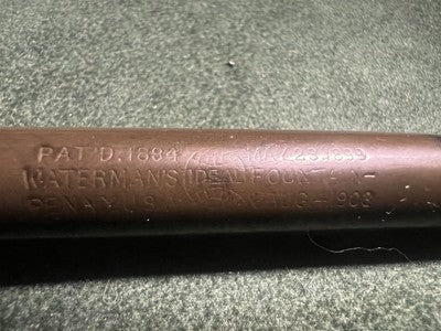 🔴 WATERMAN'S penna stilografica retrattile ebanite 121/2 funziona vintage A