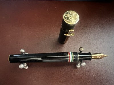 🔴 RENATO CORTESE penna stilografica Omnia Silendo Ut Audeam Edizione Limitata