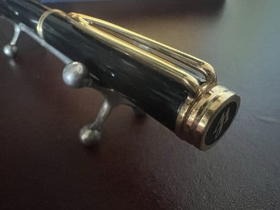 WATERMAN Fountain Pen Le Man 100 Lacquer Gold Nib 18 Kt EF Warranty