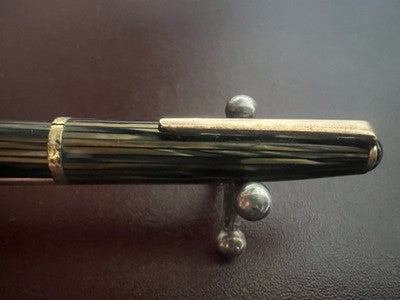 Ero Pen Fountain Pen Clipper Celluloid Pen Gold 14 KT Piston Vintage